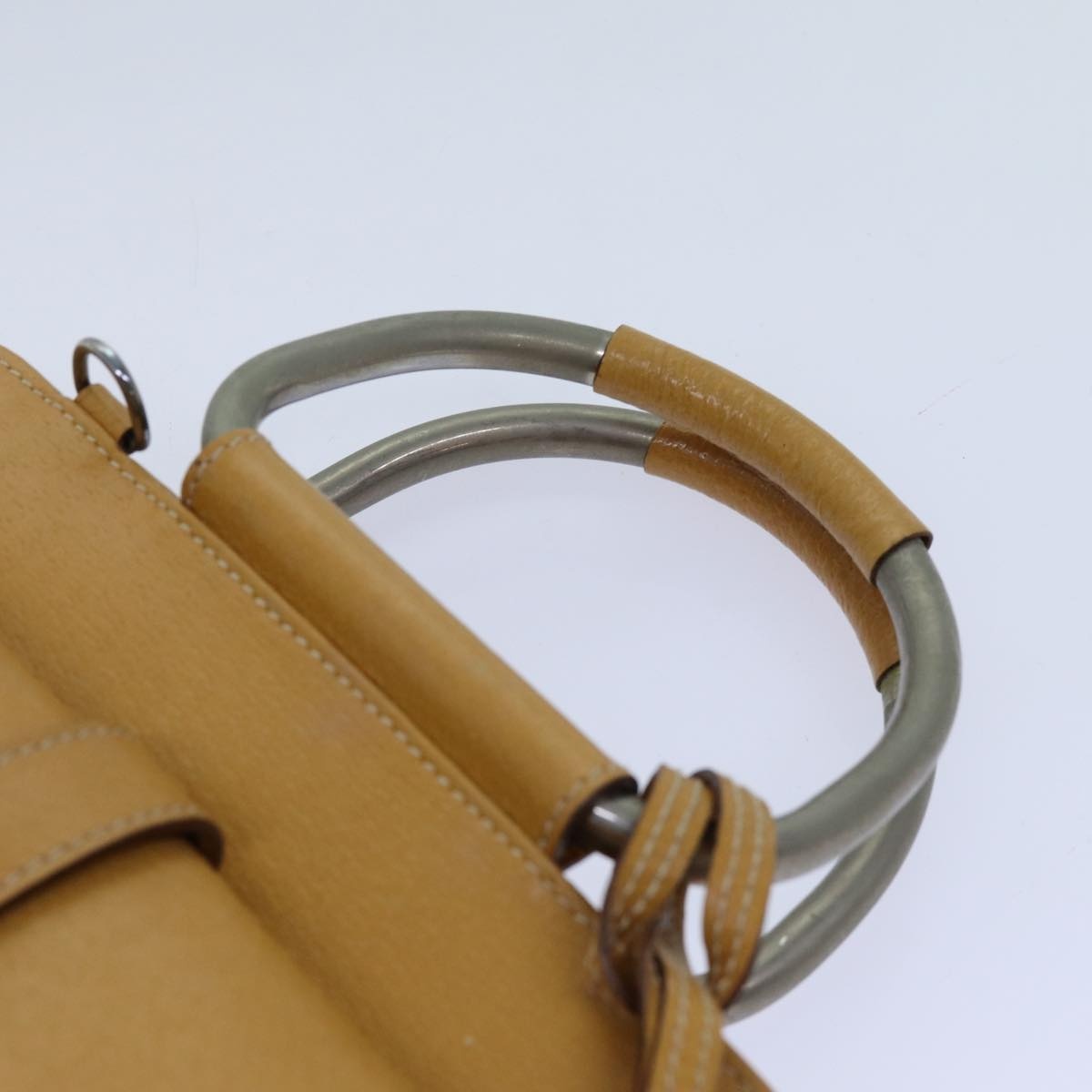 GUCCI Hand Bag Leather Brown - 7