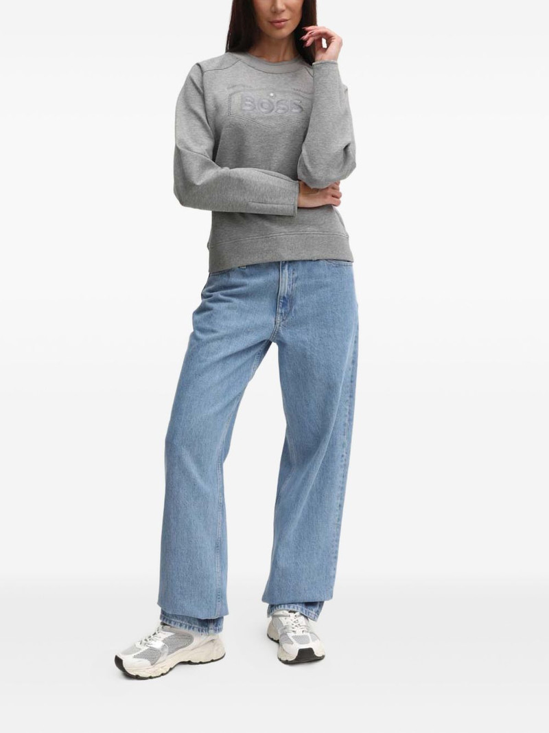 BOSS logo-detail sweatshirt outlook