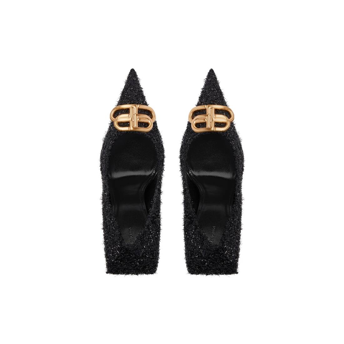 Women's Square Knife Bb 110mm Pump  in Black - 6