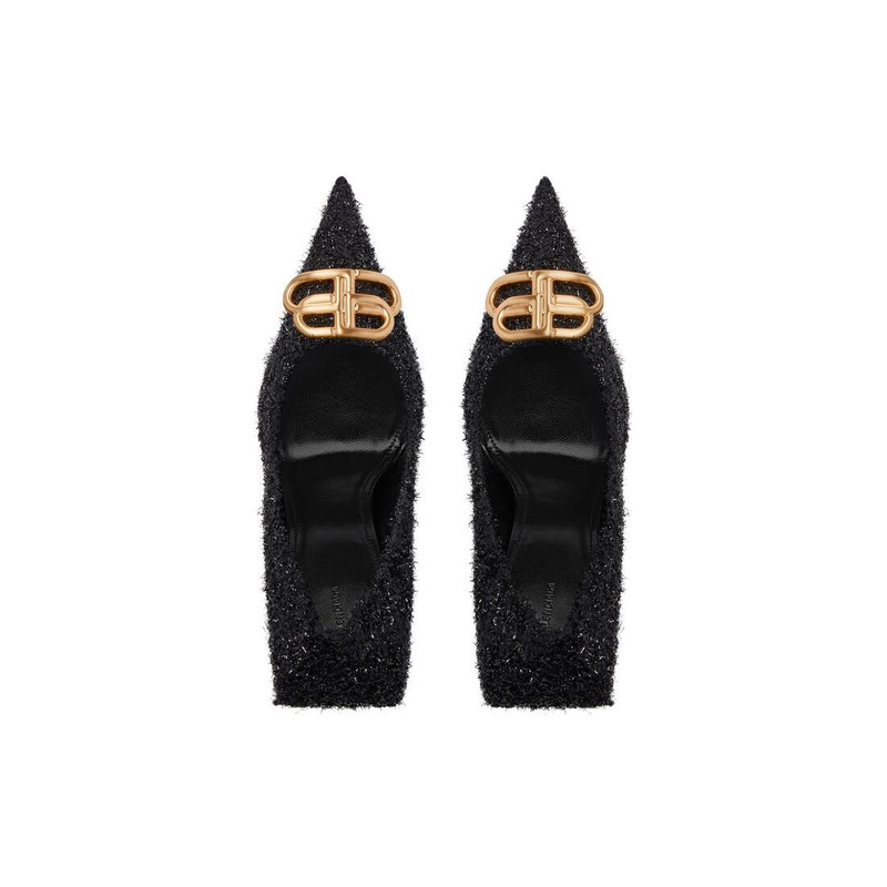 Women's Square Knife Bb 110mm Pump  in Black 6