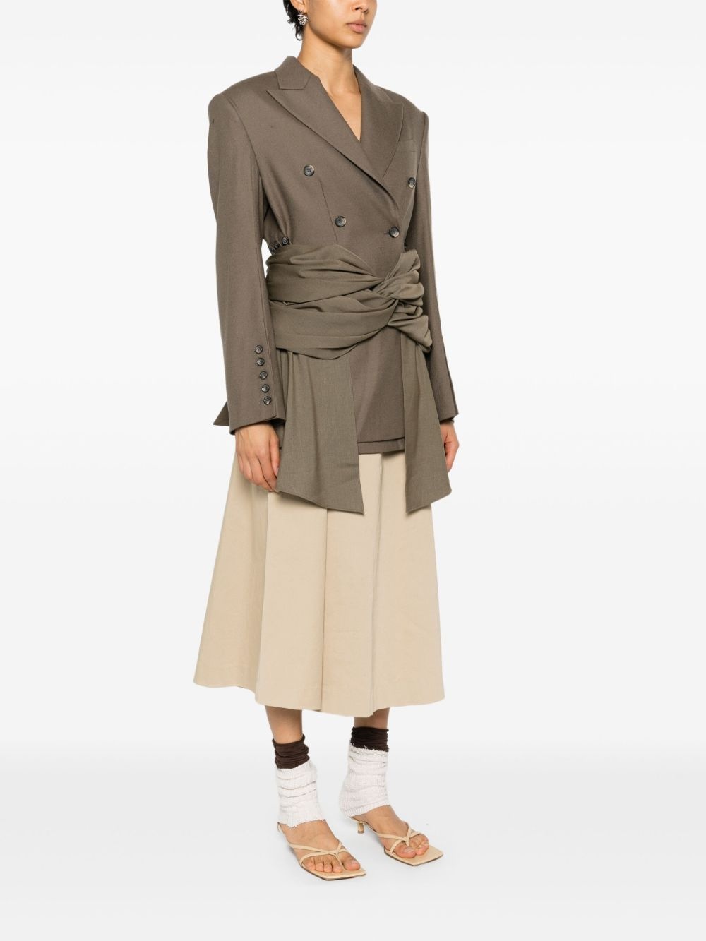Wrapped blazer - 3