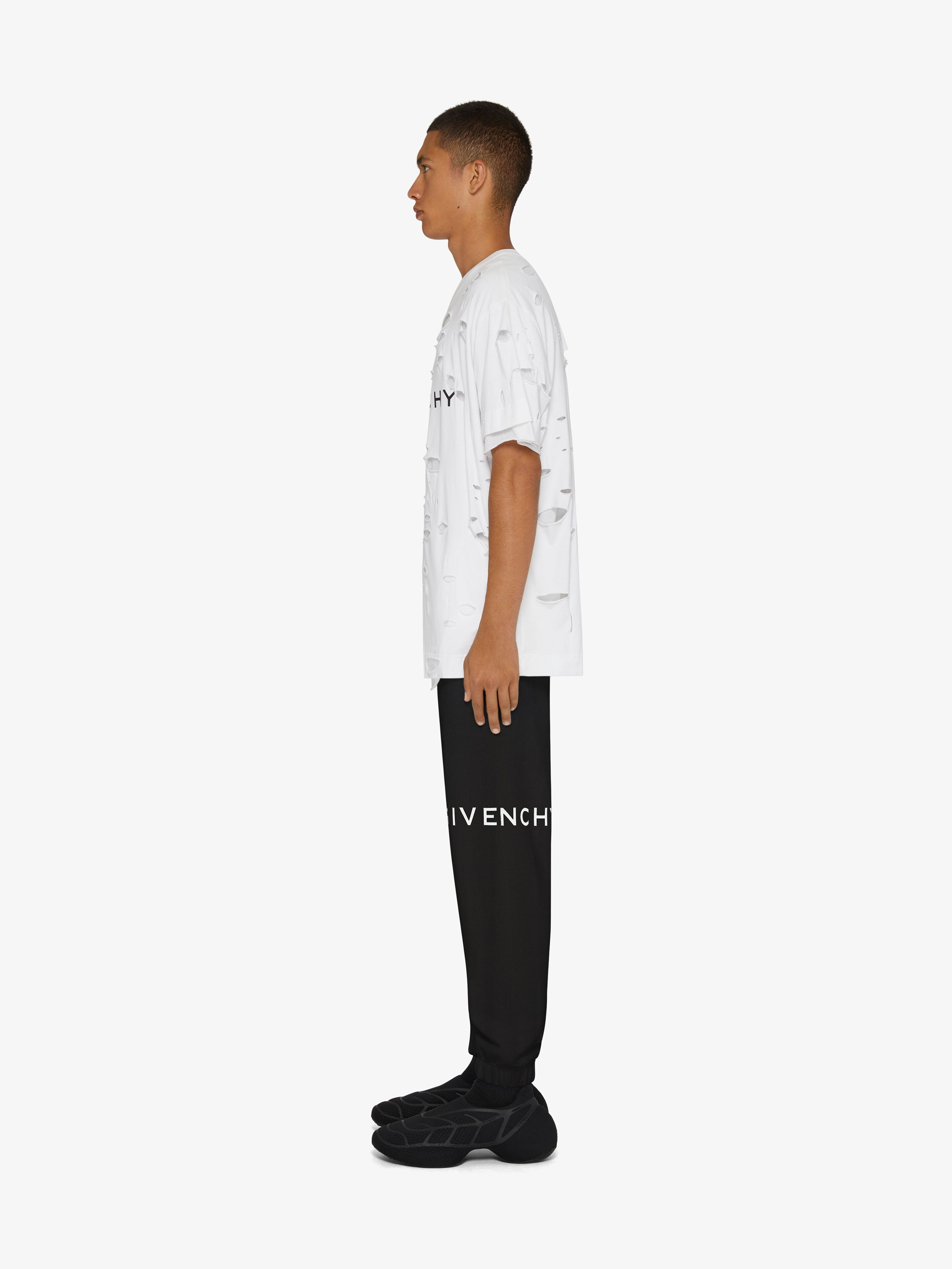 GIVENCHY ARCHETYPE SLIM FIT JOGGER PANTS IN FLEECE - 3