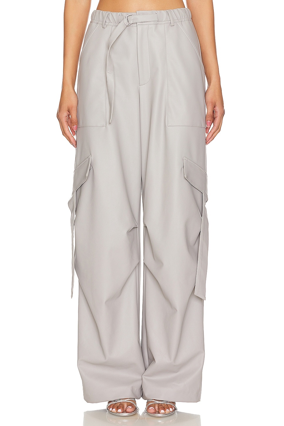 Faux Leather Utility Pant - 1