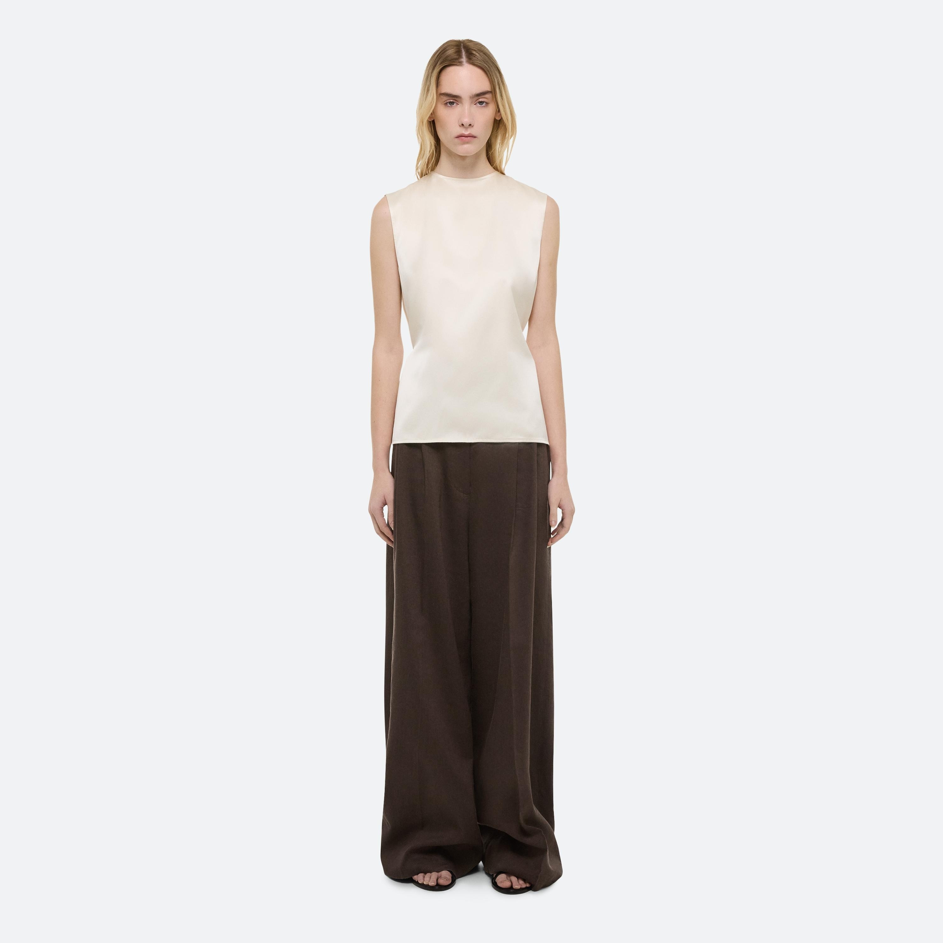 DRAPED SCARF TOP - 3