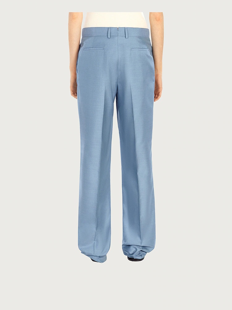 TAILORED SILK TROUSERS - 4