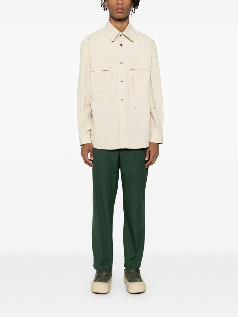 Craig Green flap-pocket poplin shirt outlook