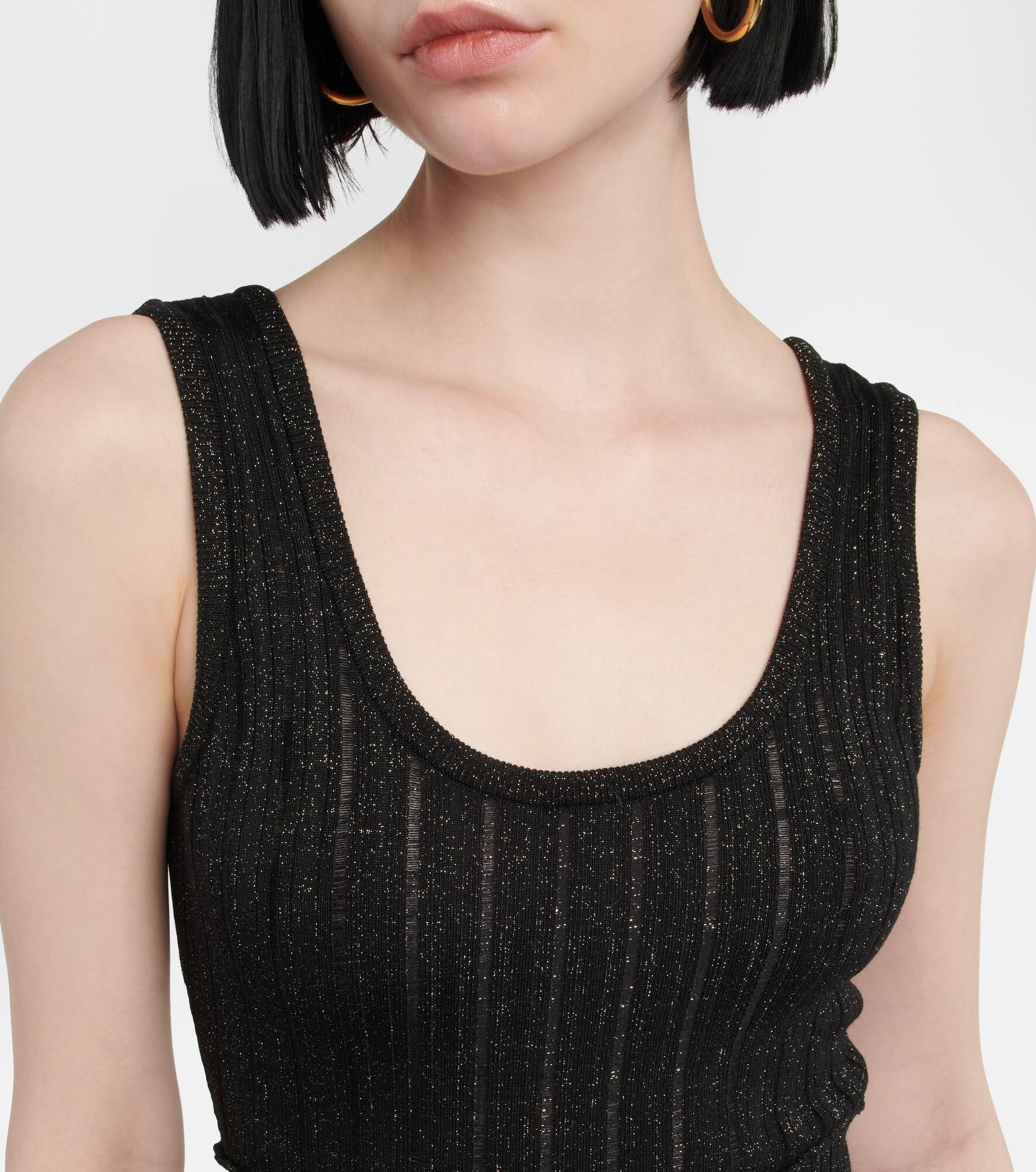 Crinoline wool-blend minidress - 4