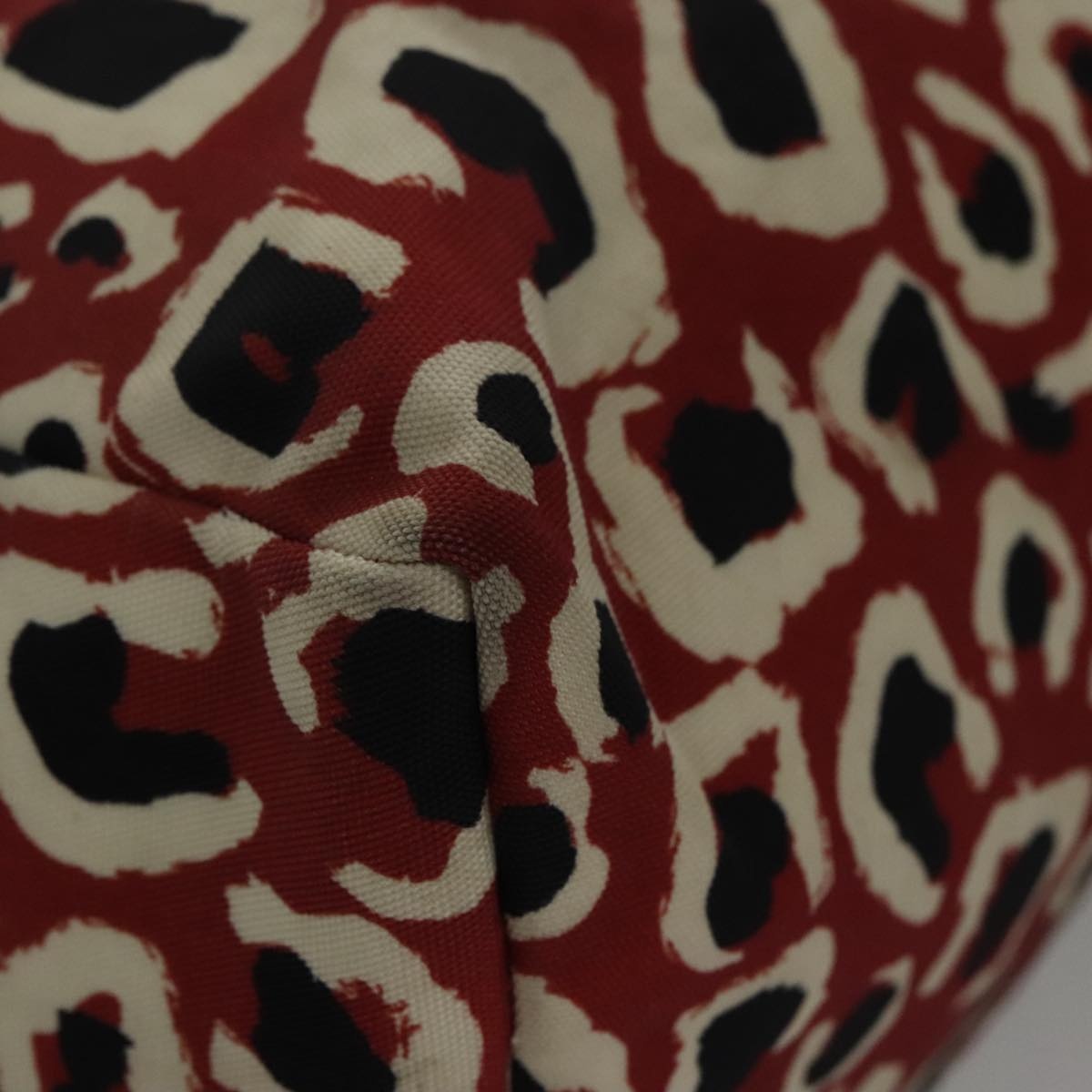 GUCCI Tote Bag Canvas White Red - 14