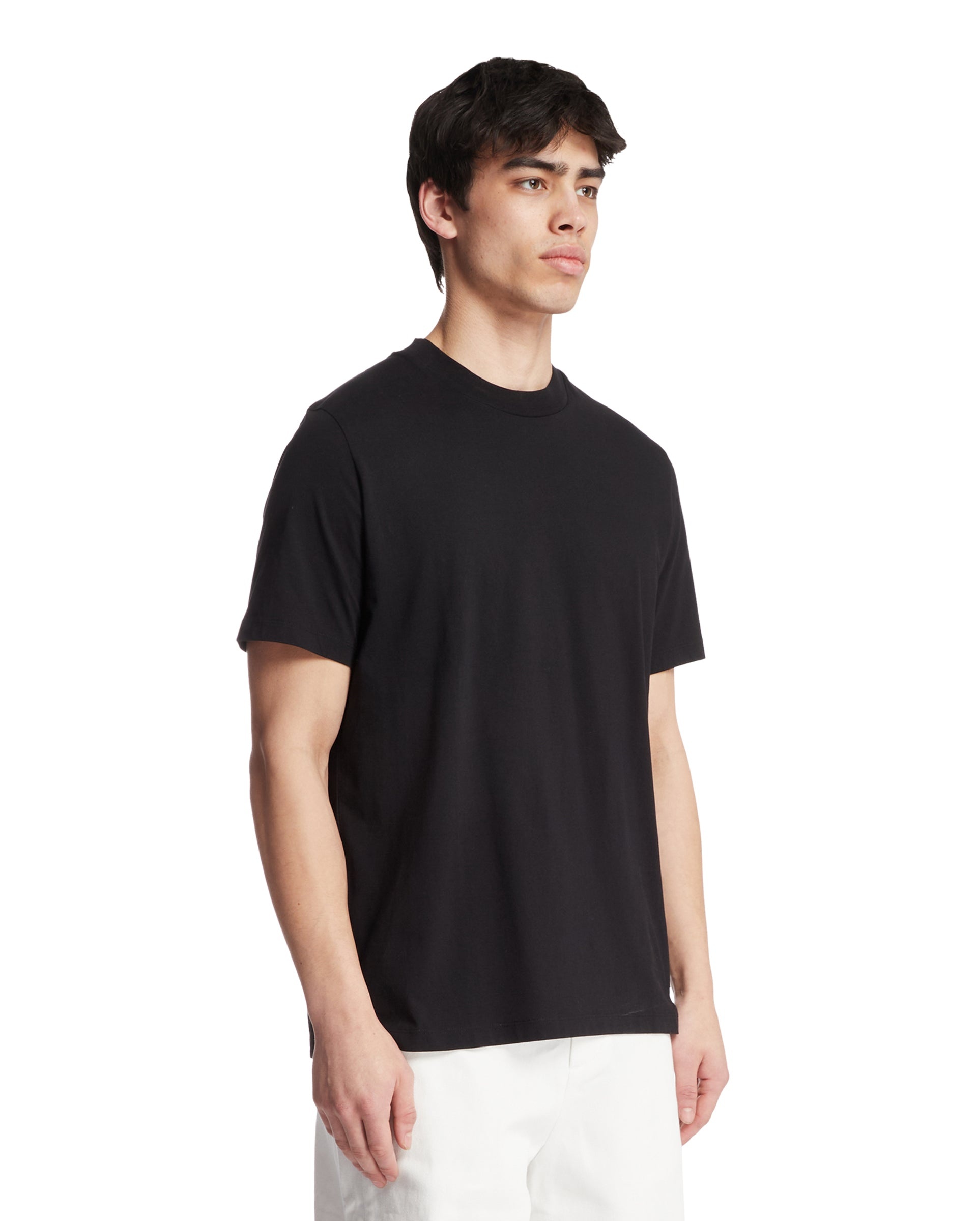 Black Crew Neck T-Shirt - 4