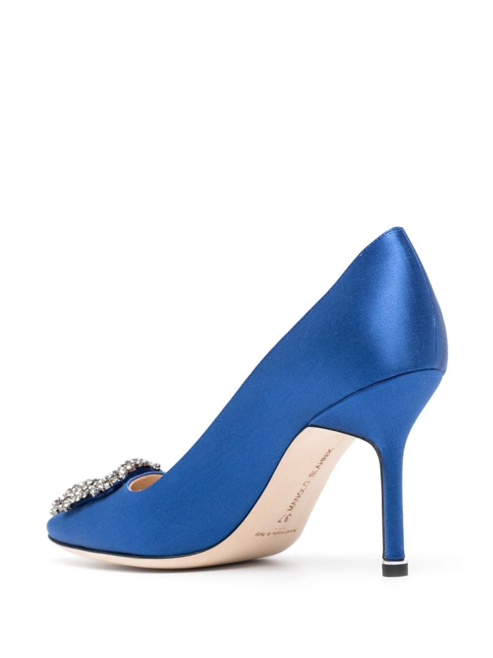 Hangisi 90mm satin pumps - 3