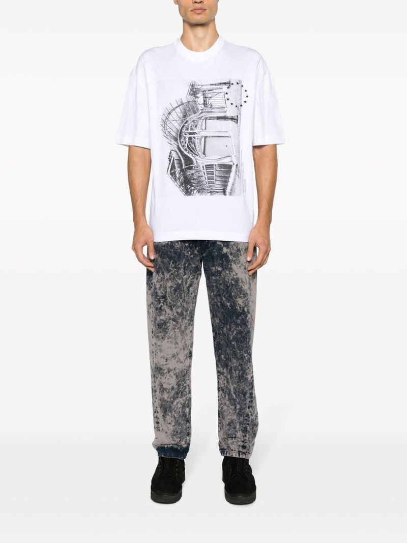 Étude Overdyed mid-rise straight-leg jeans outlook