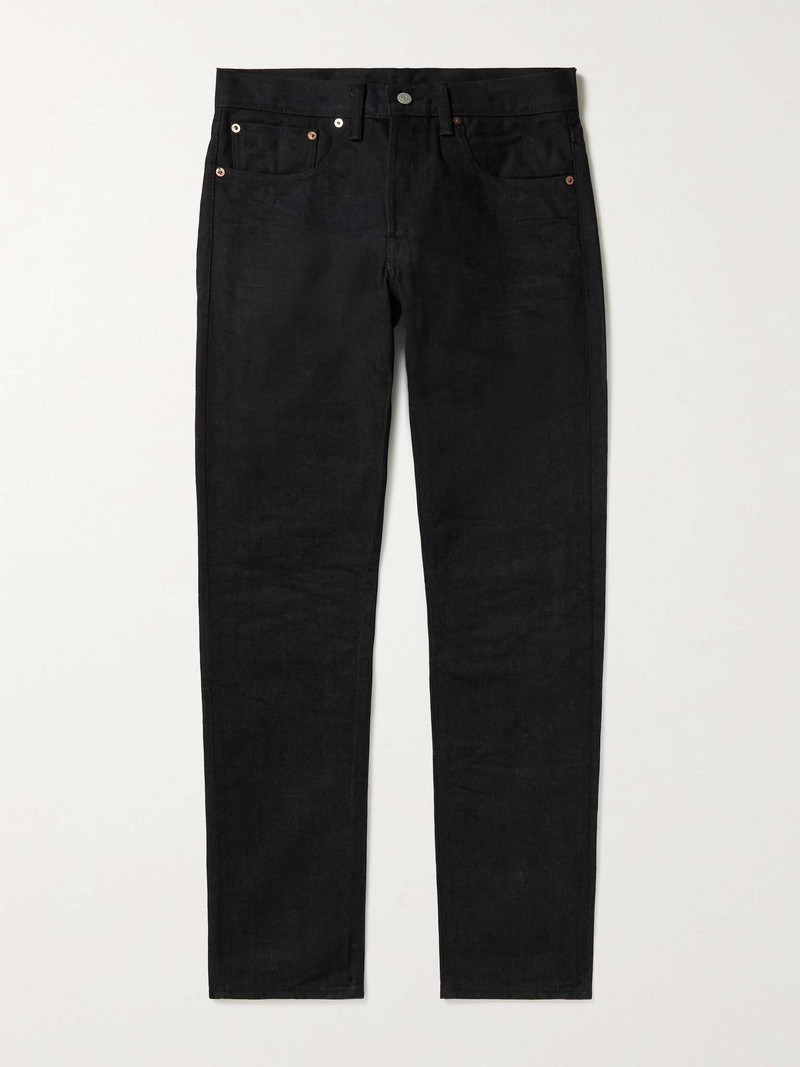 Slim-Fit Selvedge Jeans - 1