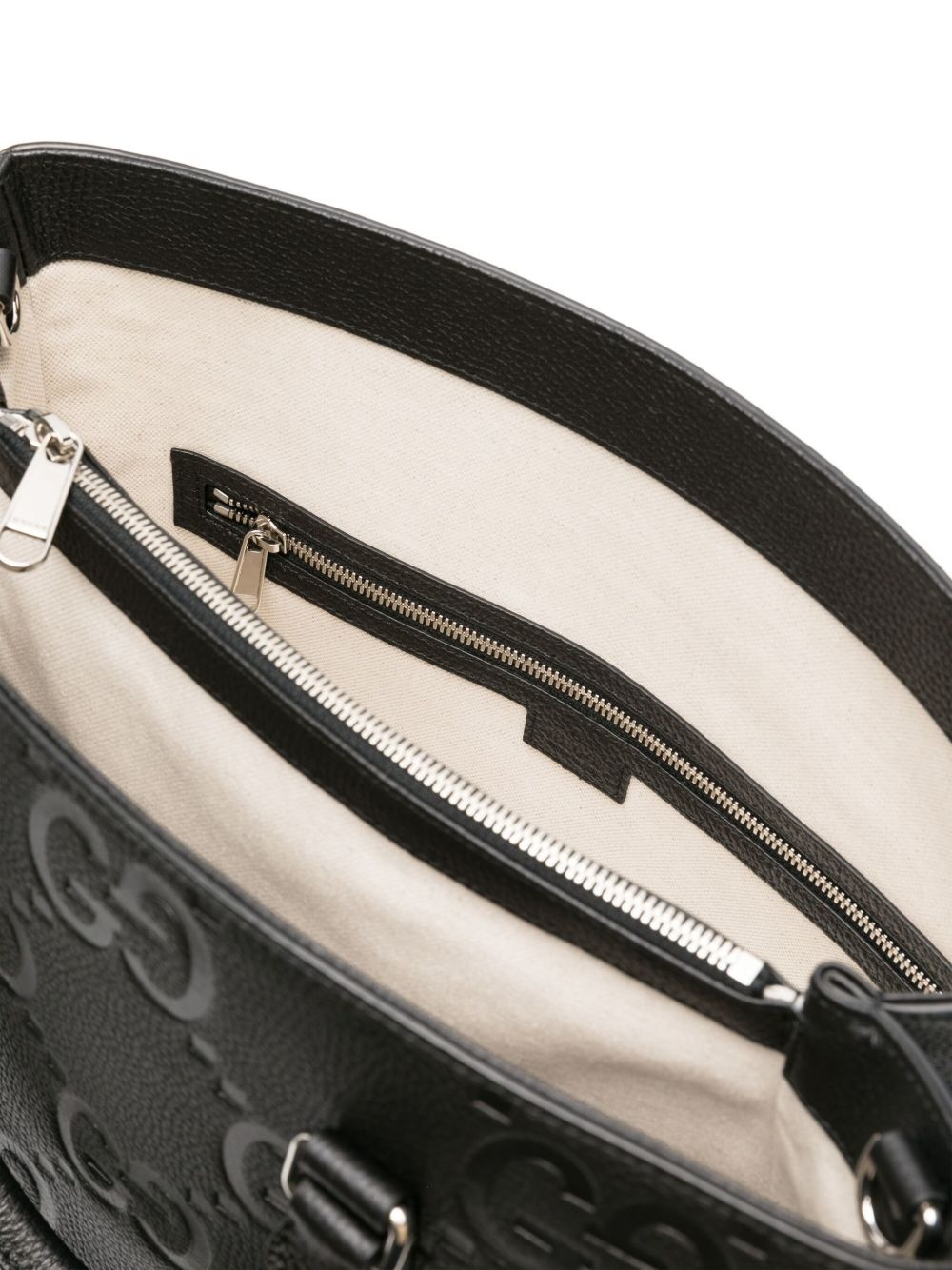 medium Jumbo GG leather tote bag - 5