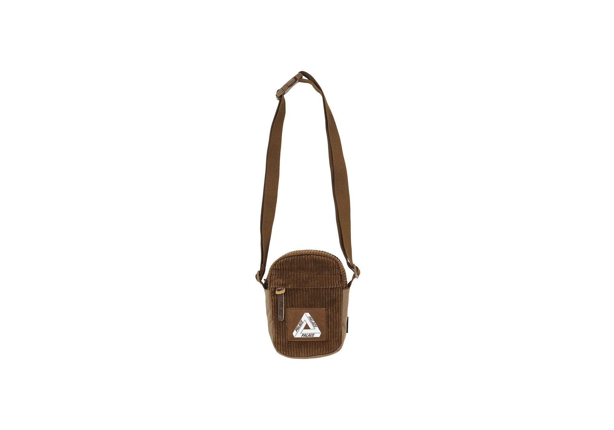 CORDUROY SHOT BAG BROWN - 1
