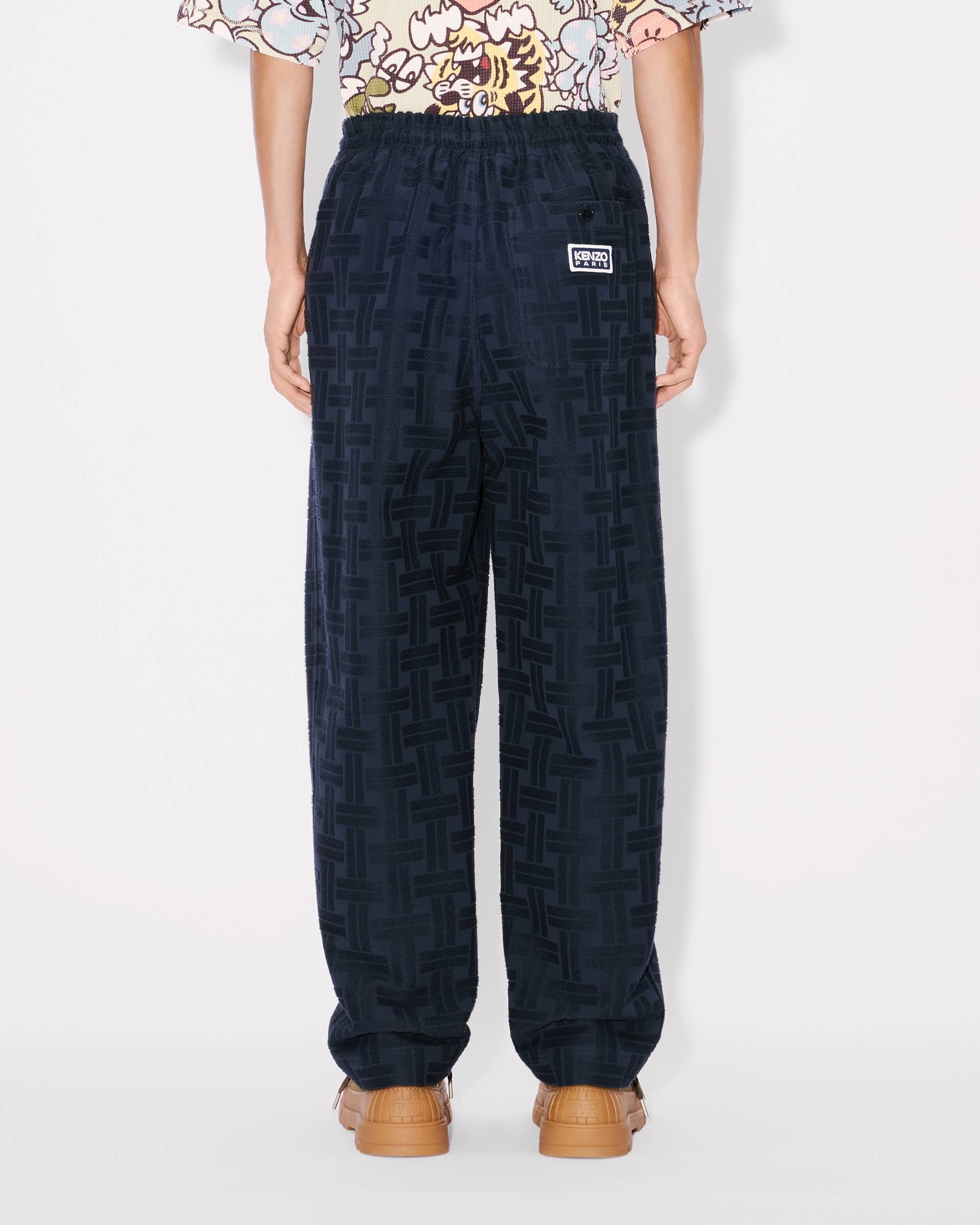 'KENZO Weave' jogpant in cotton jacquard - 5