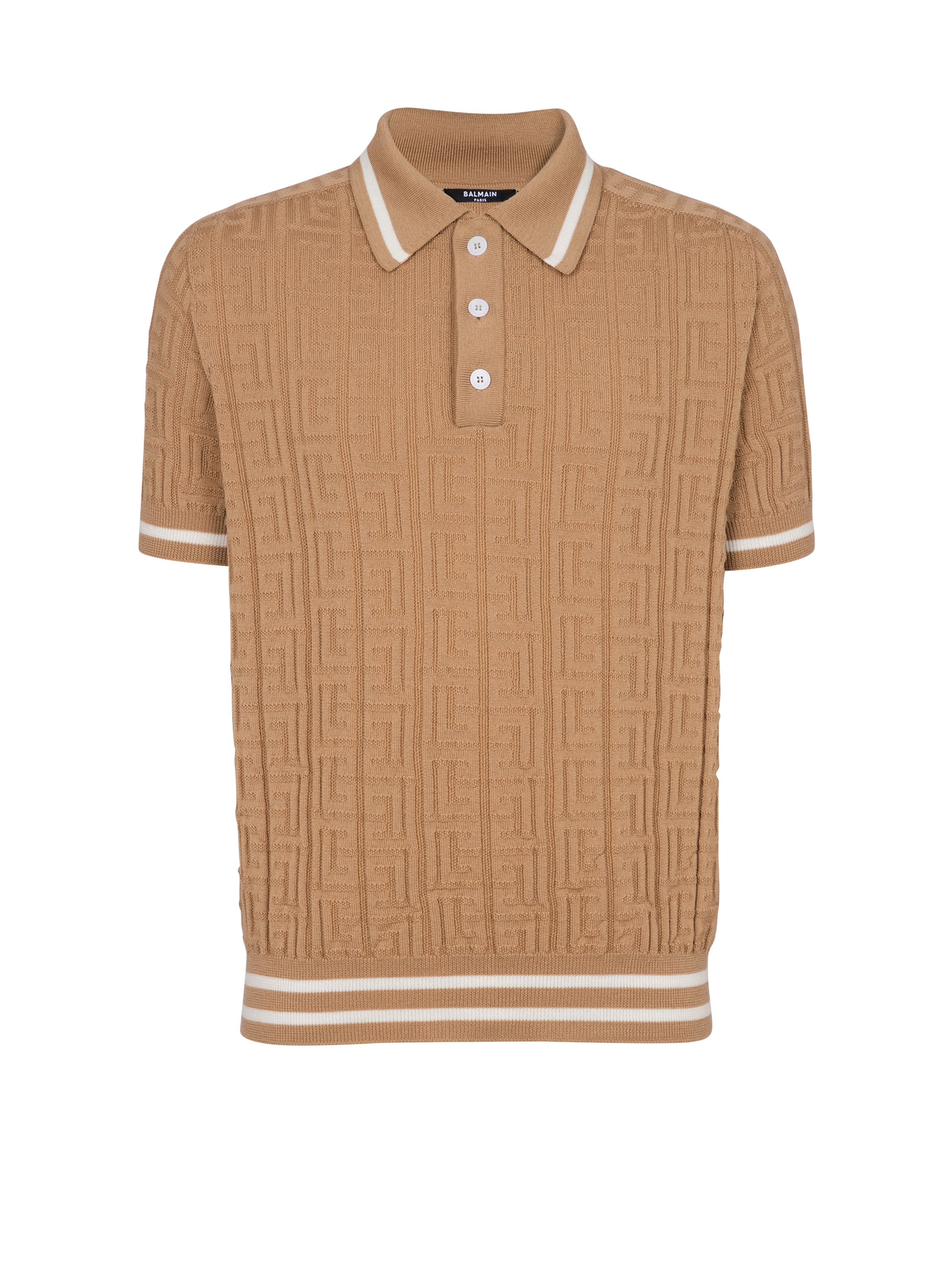 PB Labyrinth wool polo shirt - 1