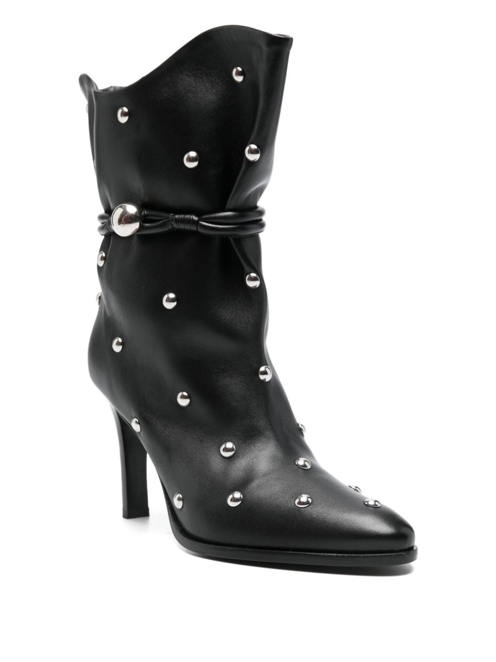 100mm Lolya studded leather boots - 2