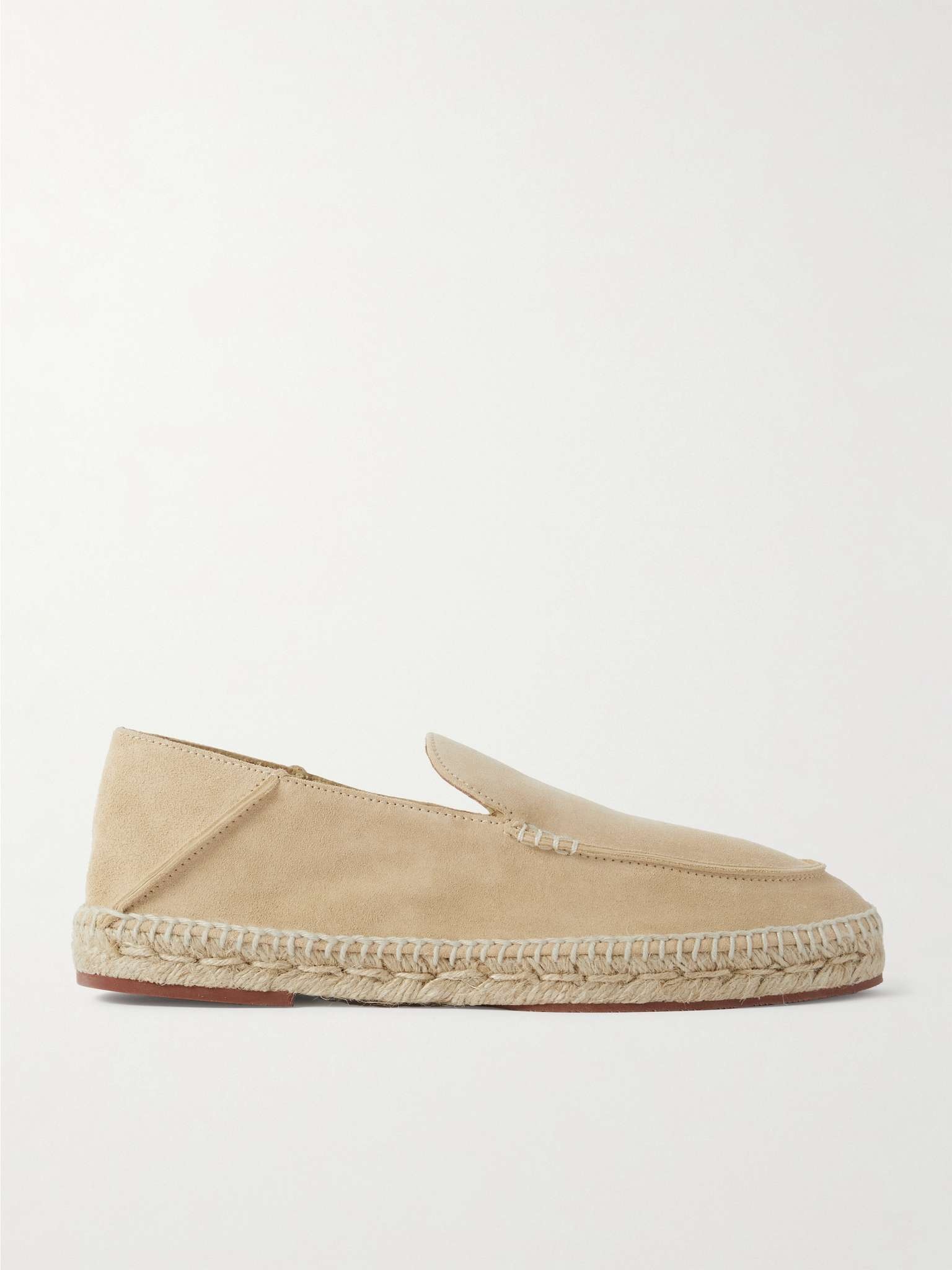 Seaside Walk Collapsible-Heel Suede Espadrilles - 1