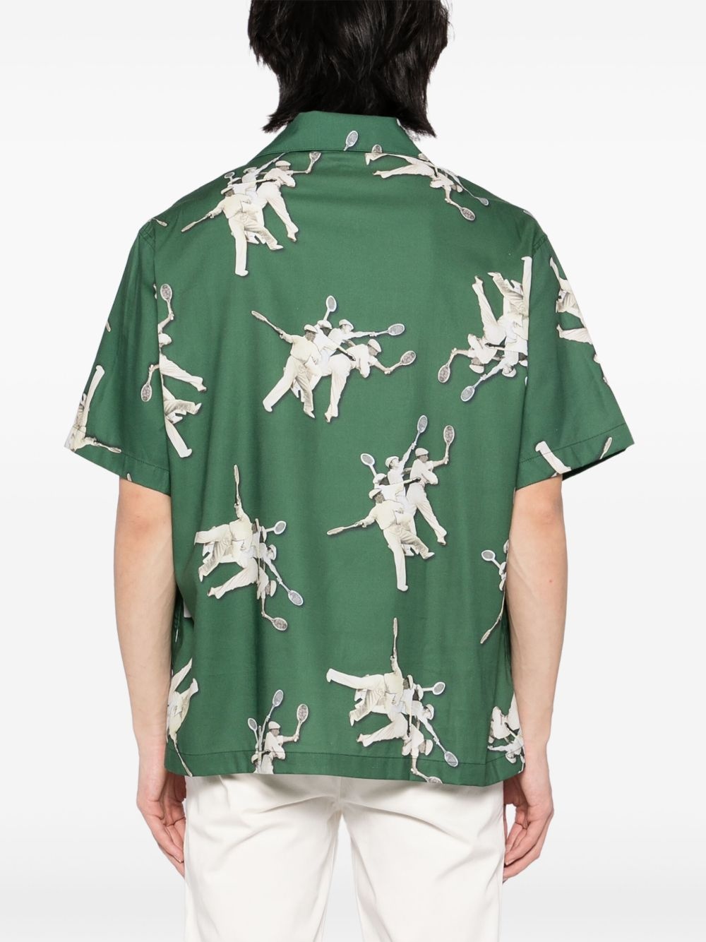 René Lacoste-print shirt - 4