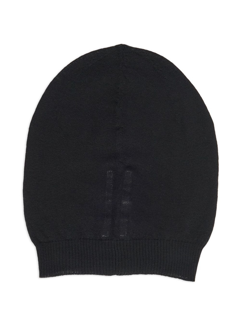 Rick Owens ribbed beanie outlook