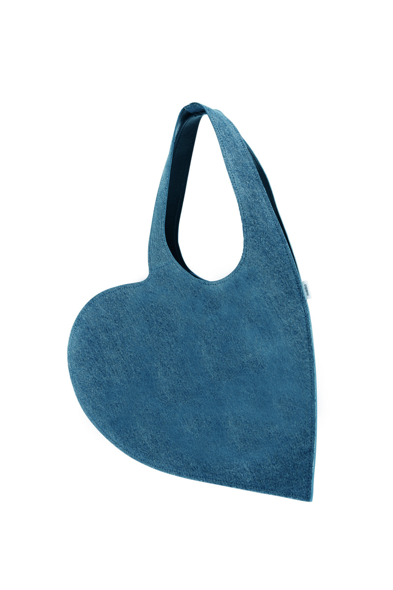 Denim Heart Tote Bag 3