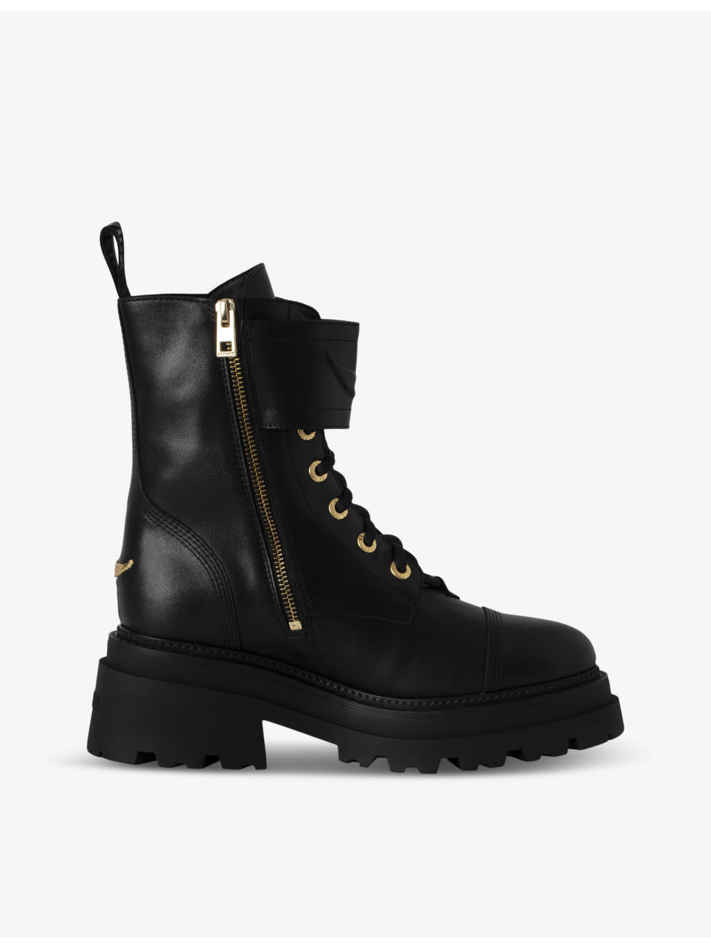 Joe chunky-sole leather ankle boots - 6