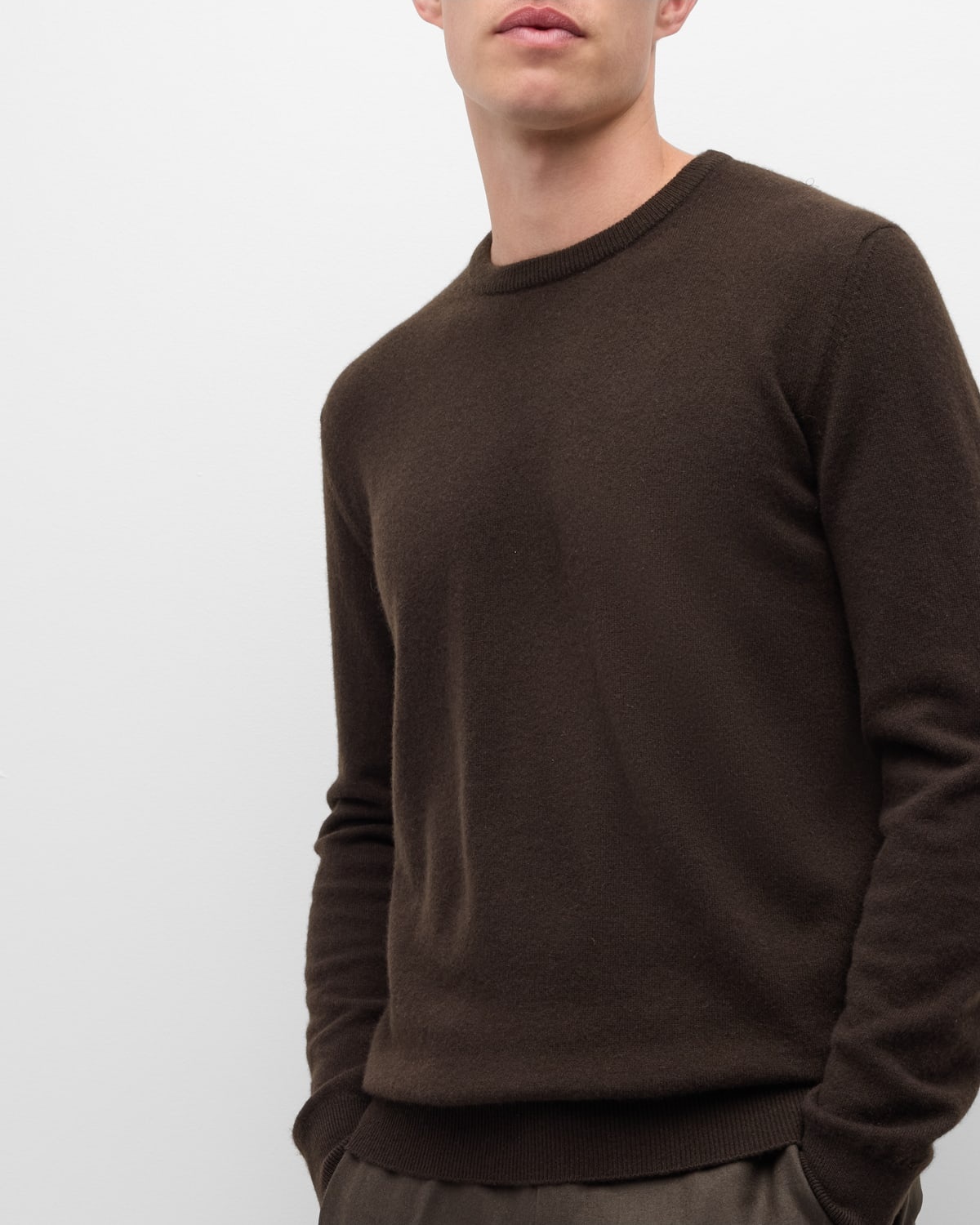 Men's Oasi Cashmere Crewneck Sweater - 6