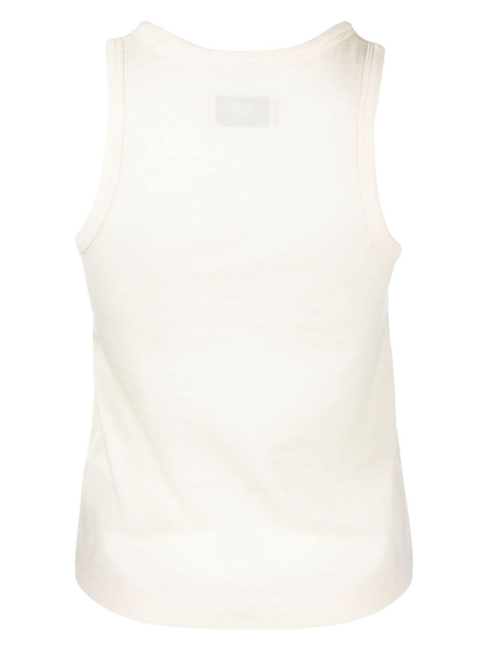 sleeveless knitted top - 2