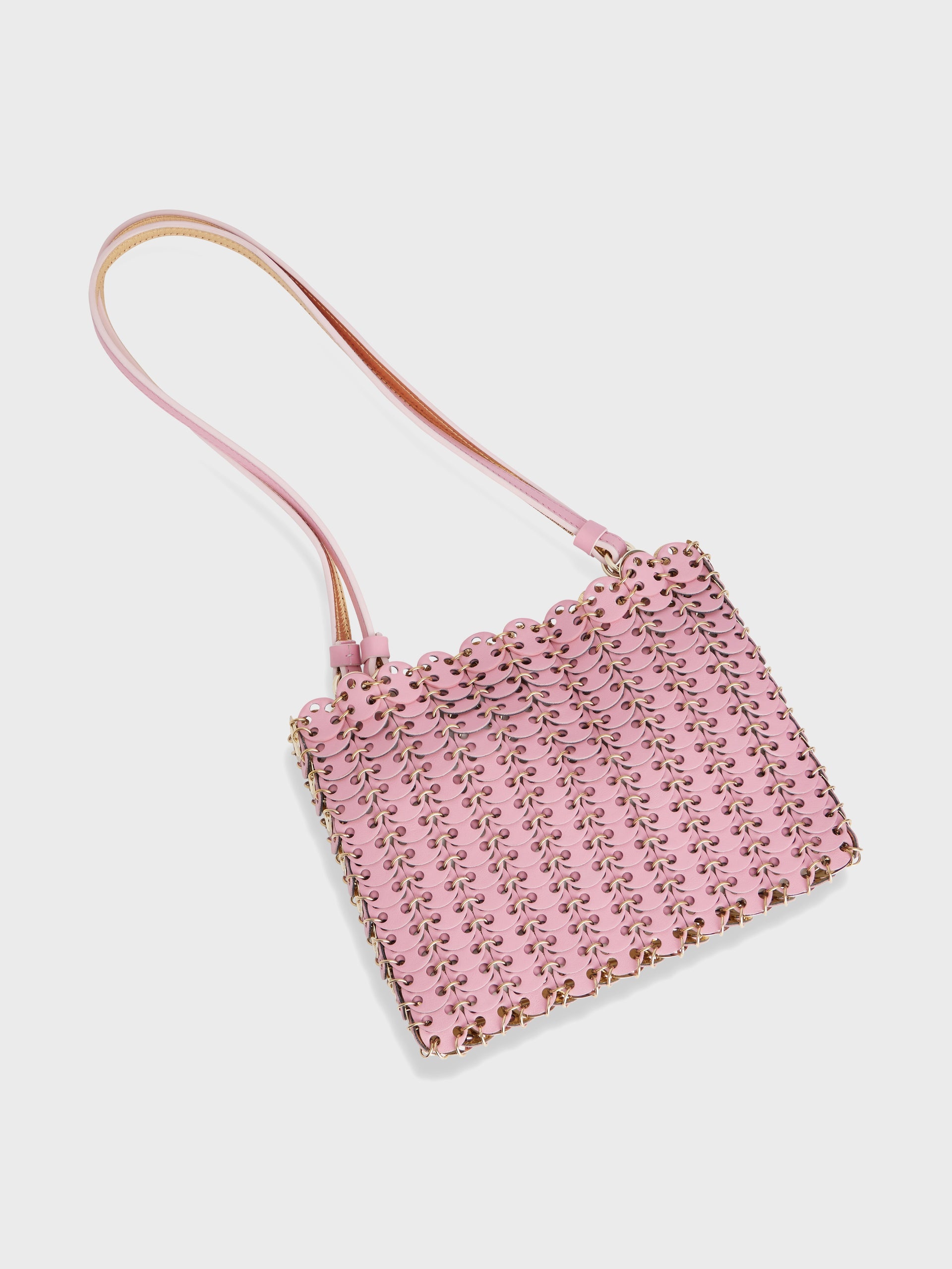 PINK/GOLD 1969 FLIP BAG IN LEATHER - 7