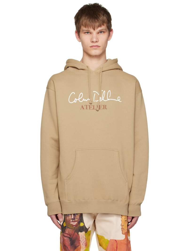 Beige 'Colm Dillane Atelier' Hoodie - 1