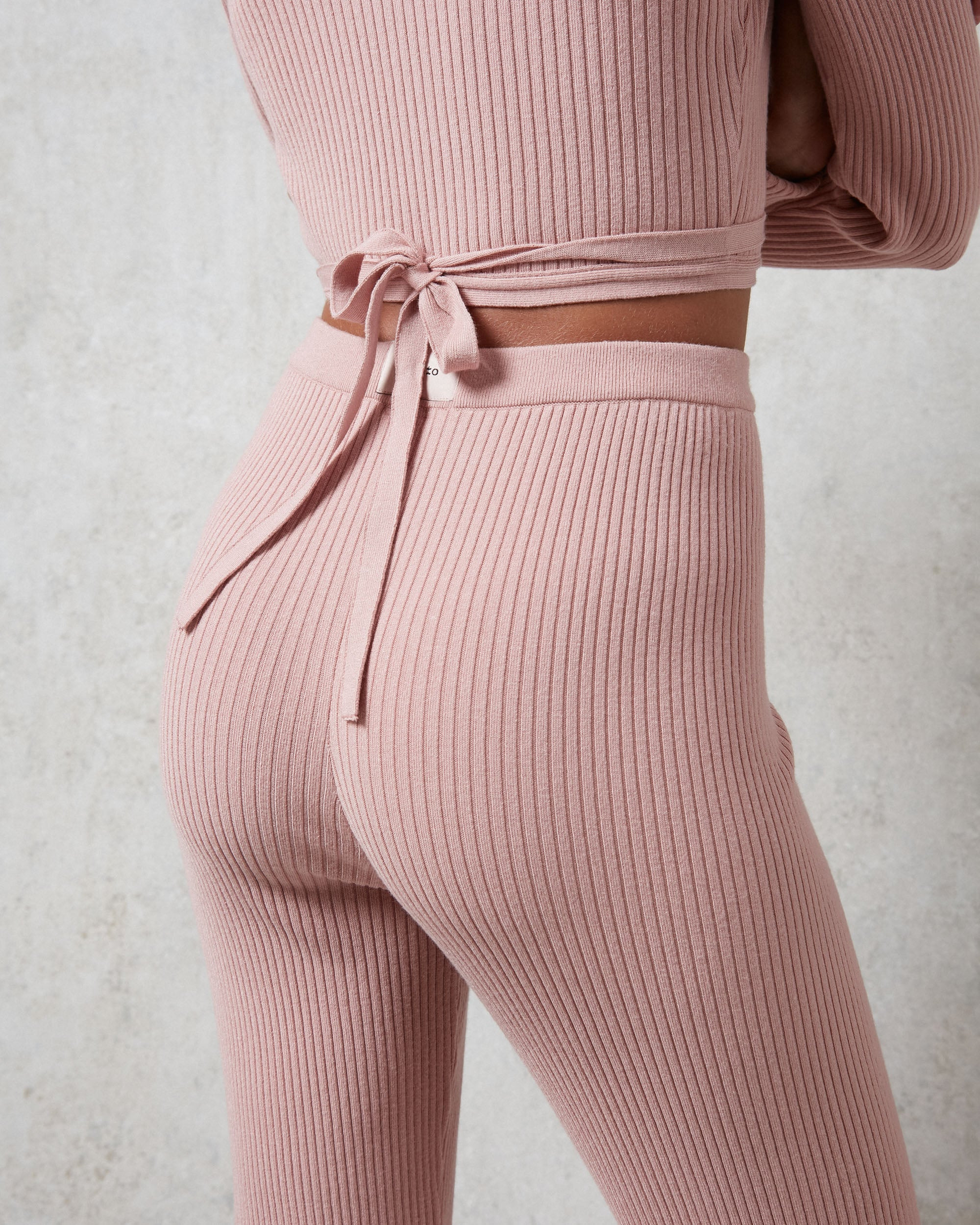RIB-KNIT WRAP-OVER - 4