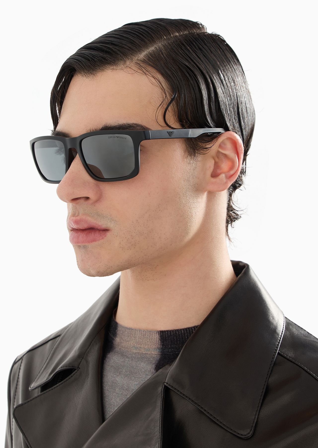 Men’s rectangular sunglasses - 5