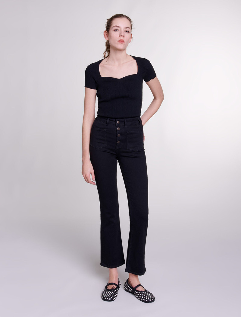 maje Jeans with pockets, flared at the bottom outlook