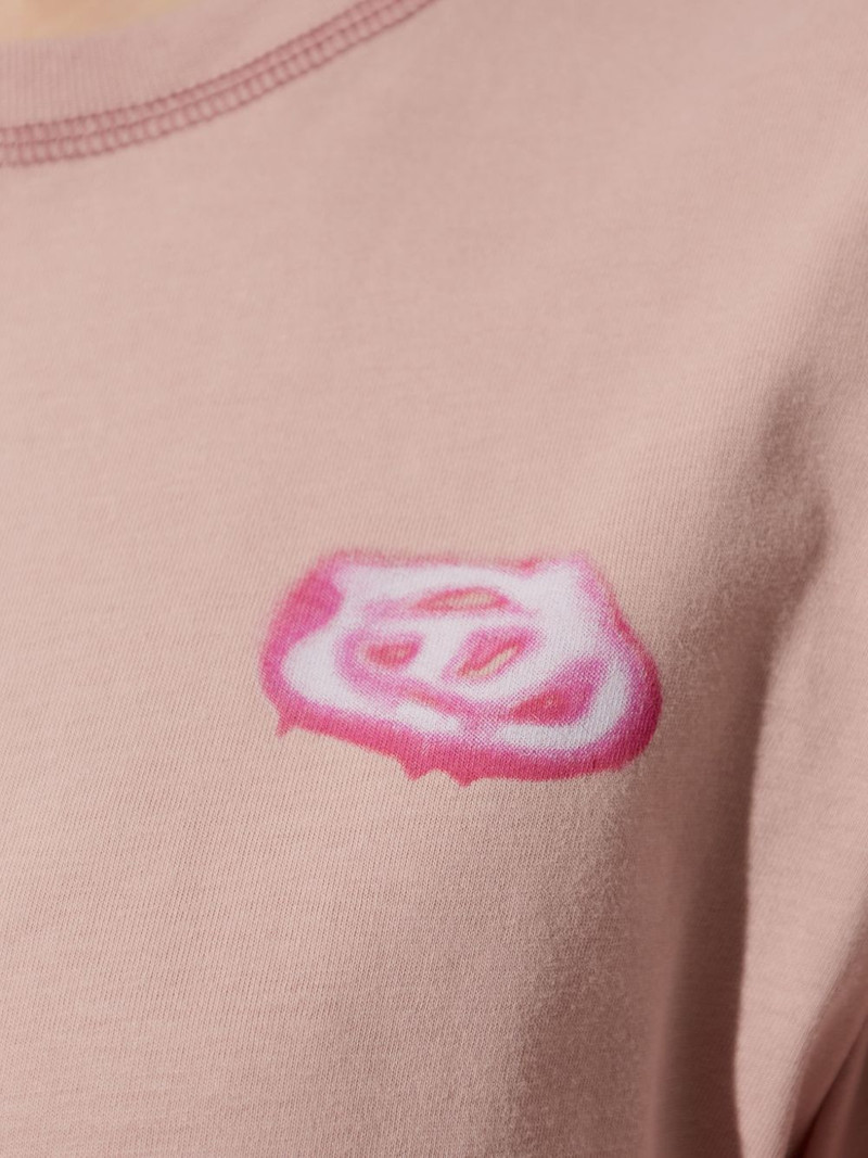 T-Normy topstitch logo T-shirt 5