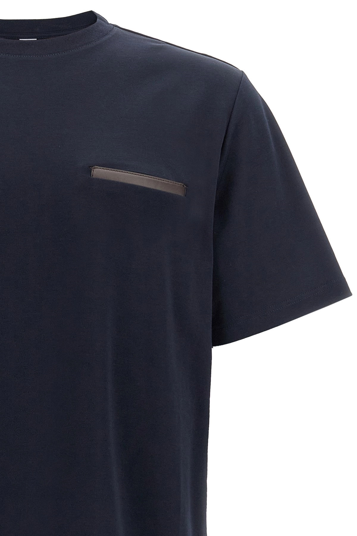 'Leather Tab' T-shirt - 3