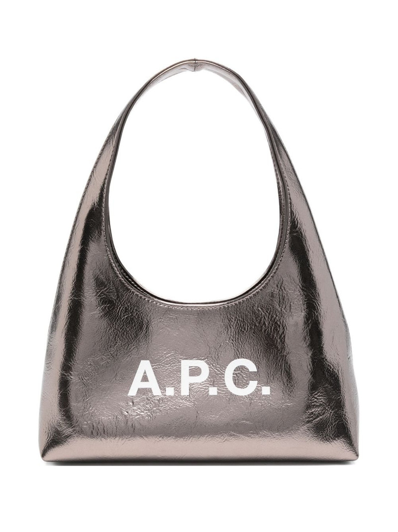 A.P.C. A.p.c. Small Metallic Logo Shoulder Bag outlook