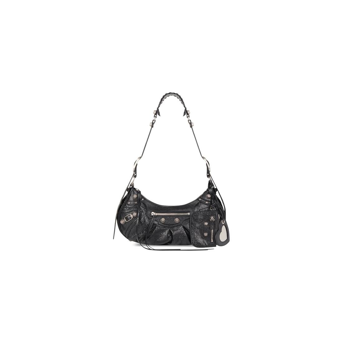 Women's Le Cagole Small Shoulder Bag in Black - 1