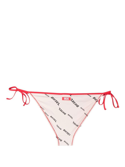 Diesel logo-print bikini bottoms outlook