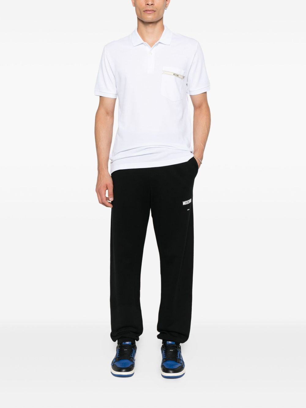 logo-detail polo shirt - 2