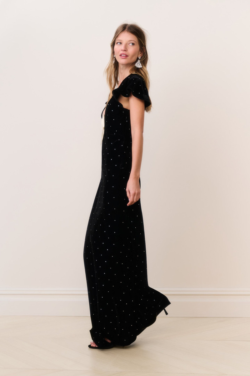 Melora Velvet Maxi Dress 4