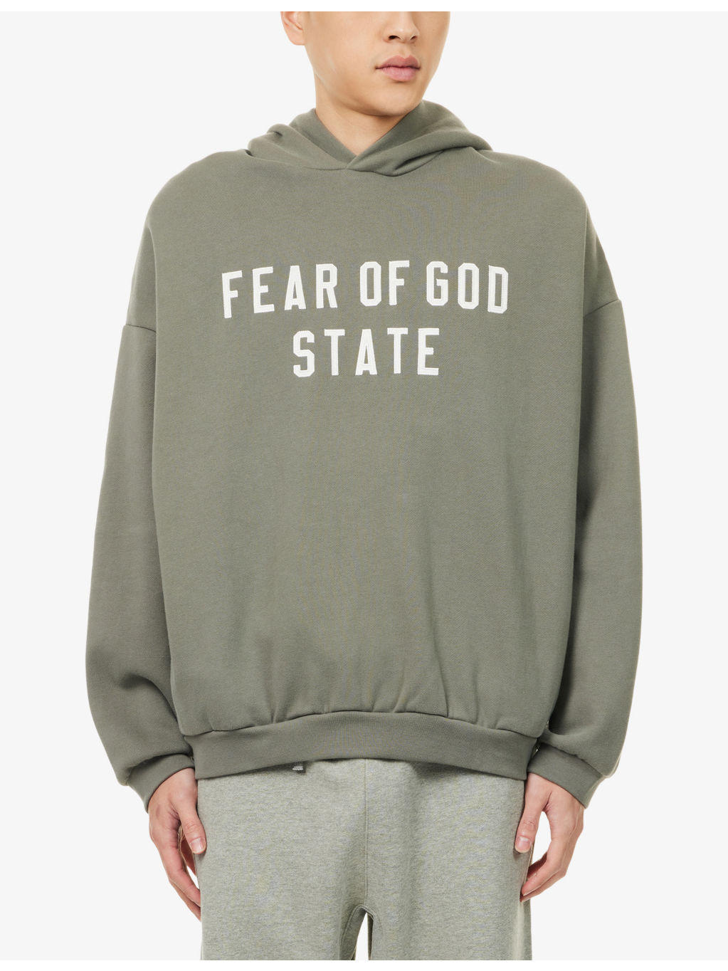 Brand-Patch Relaxed-Fit Cotton-Blend Hoodie - 3