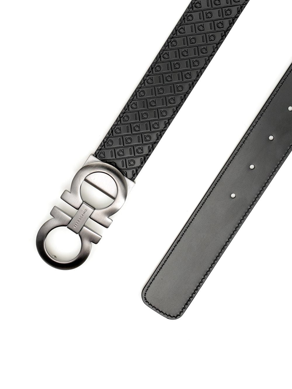 Reversible Gancini Belt Belts Black - 2