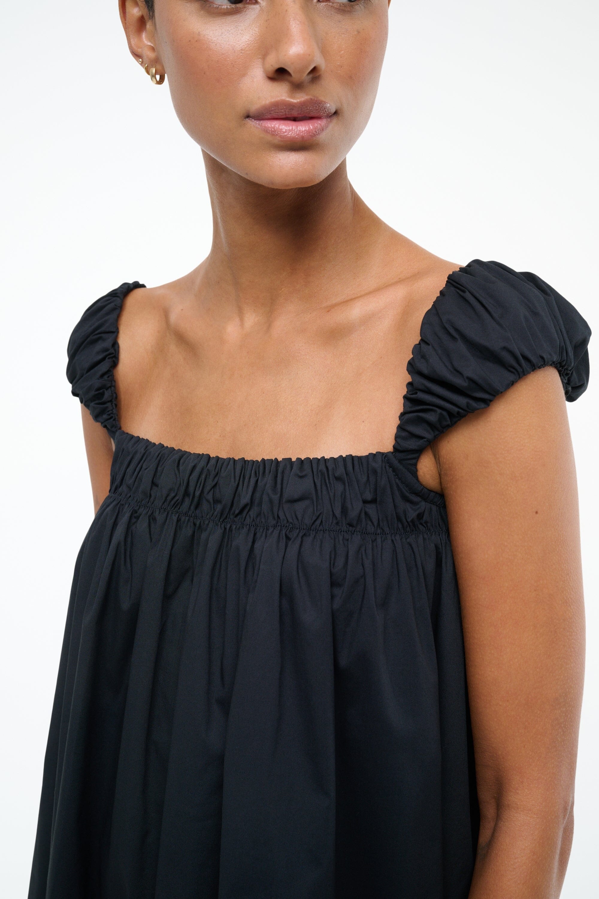 STAUD BEAU DRESS BLACK - 7