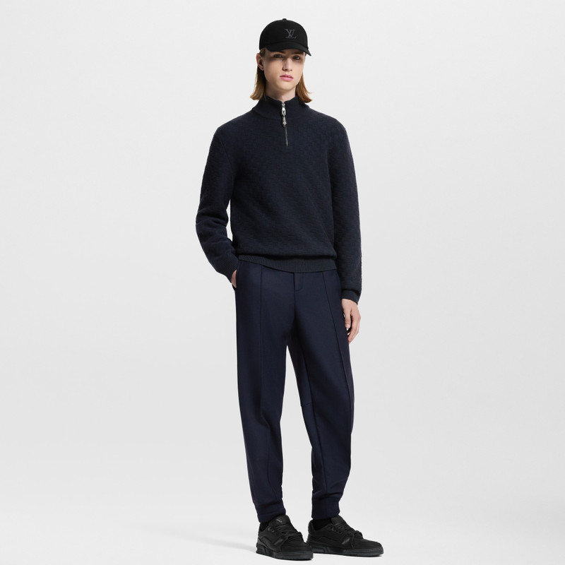 Louis Vuitton Cashmere-Wool Blend Half-Zip Pullover outlook