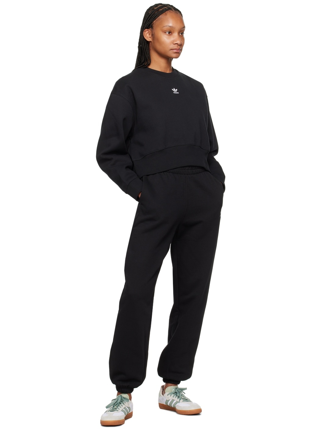 Black Adicolor Essentials Sweatshirt - 4