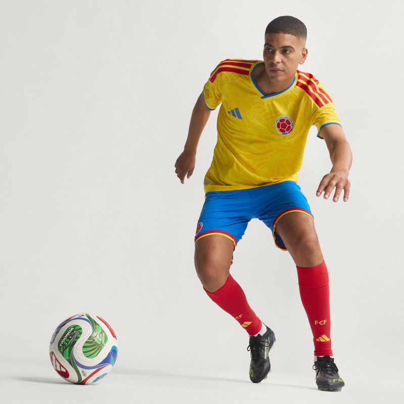 Colombia 26 Home Authentic Jersey 5