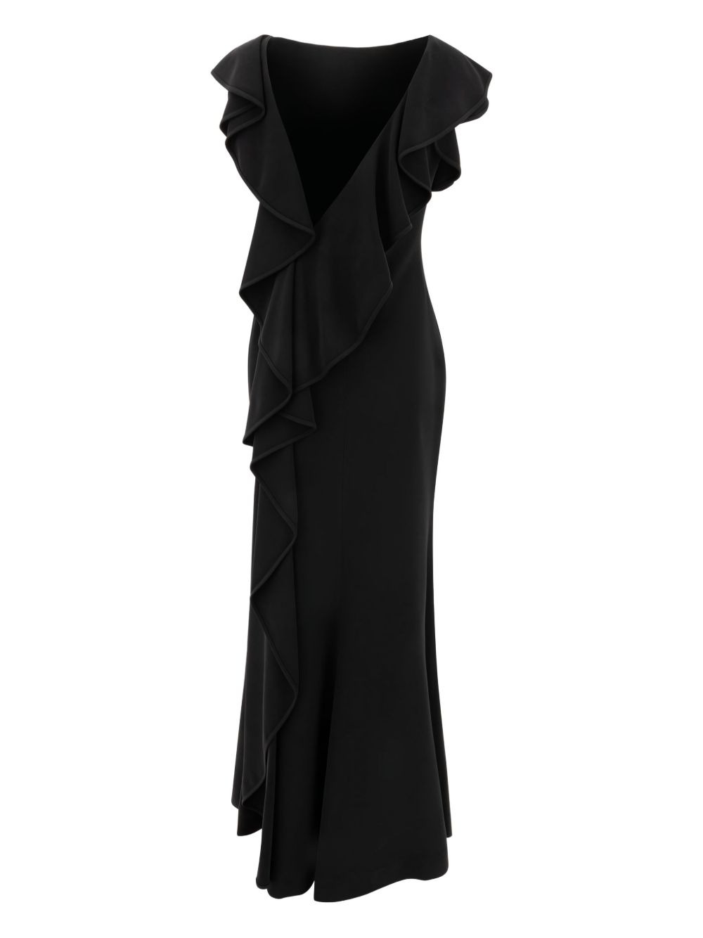 ruffled sleeve dress - 2