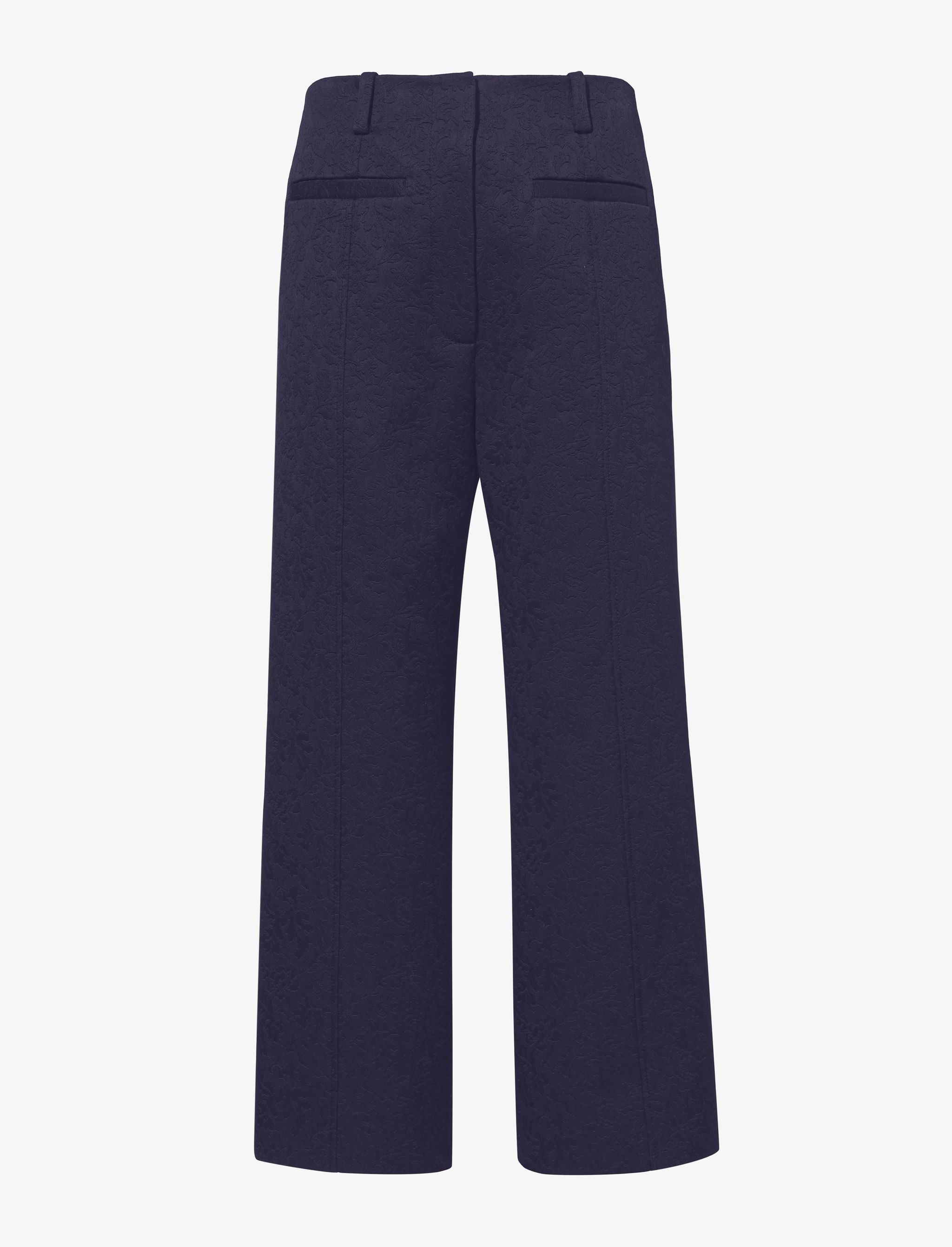 Cotton Wool Jacquard Pant - 1