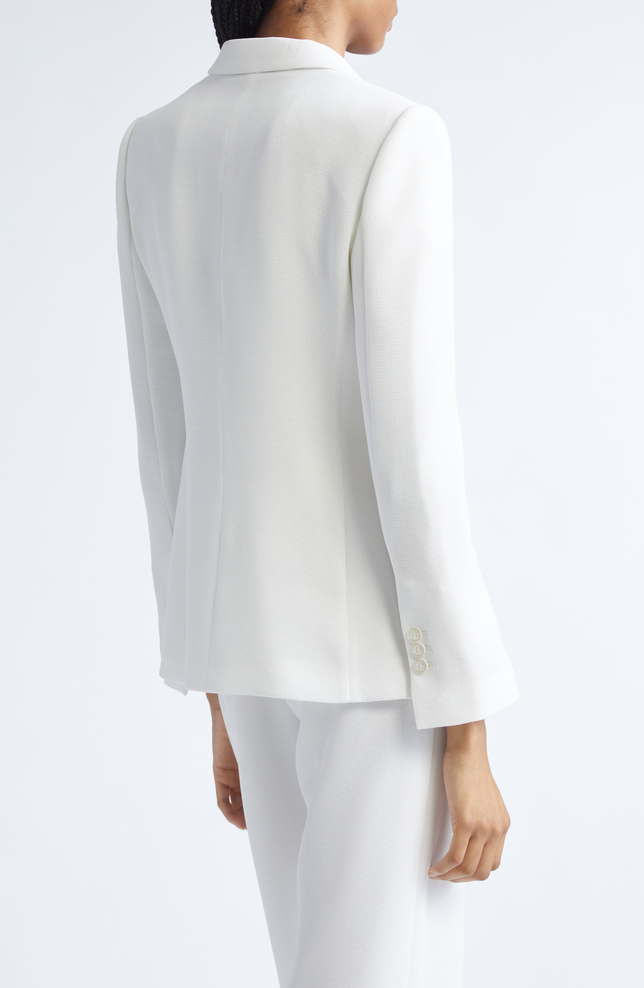 Emporio Armani Two-Button Blazer in Solid White at Nordstrom - 3