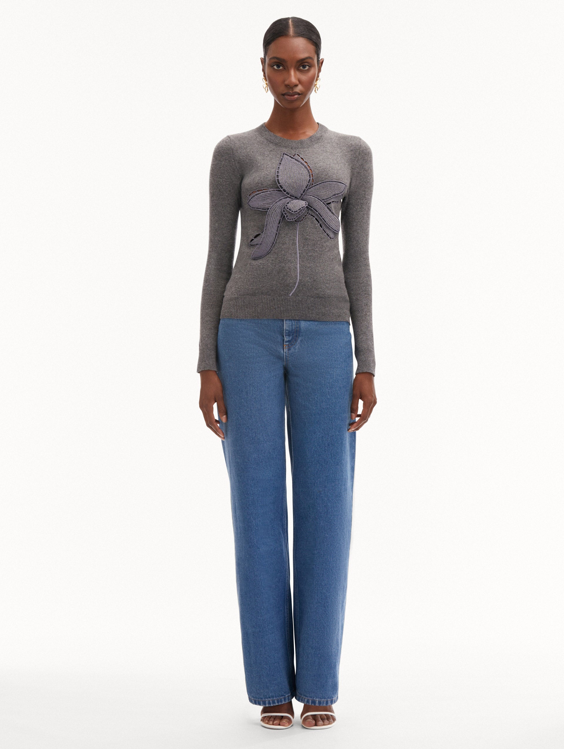 ORCHID EMBROIDERED PULLOVER - 3